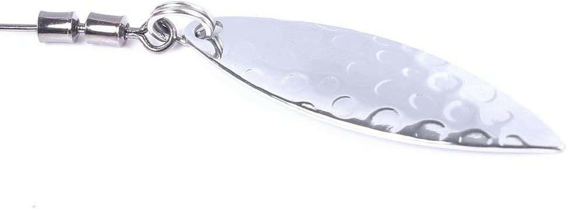 Keel Weighted Swimbait Hooks with Blade Attachment Fishing Lures Jig Heads Weighted Twistlock Crankbait Fishing Hooks Spinner Blades Fishing Lures for Freshwater 5 Pcs/Pack.