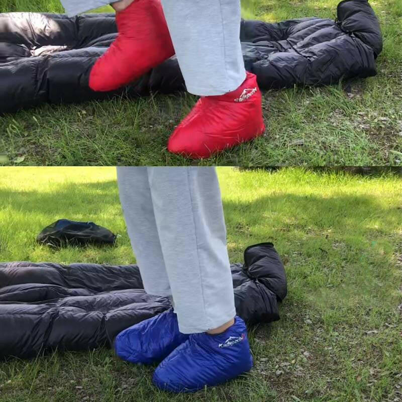 Kamperbox Down Socks and Boots for Camping and Sleeping Bags