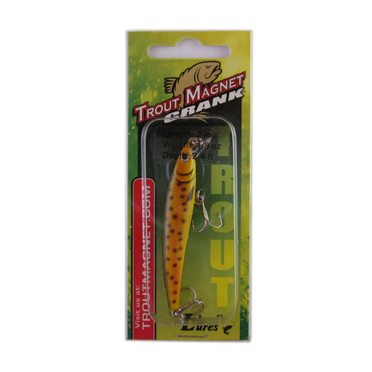 Catch more fish with our 2.5" Brown Trout Trout Magnet Crank Bait! 🎣🐟 #FishingGear #TroutFishing