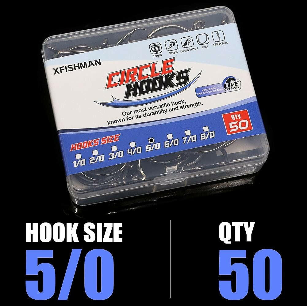 Catch the Big One with Our 50-Pack of 12/0 Circle Octopus Hooks for Saltwater Fishing! 🎣🌊 #FishingGear #AnglerEssentials.