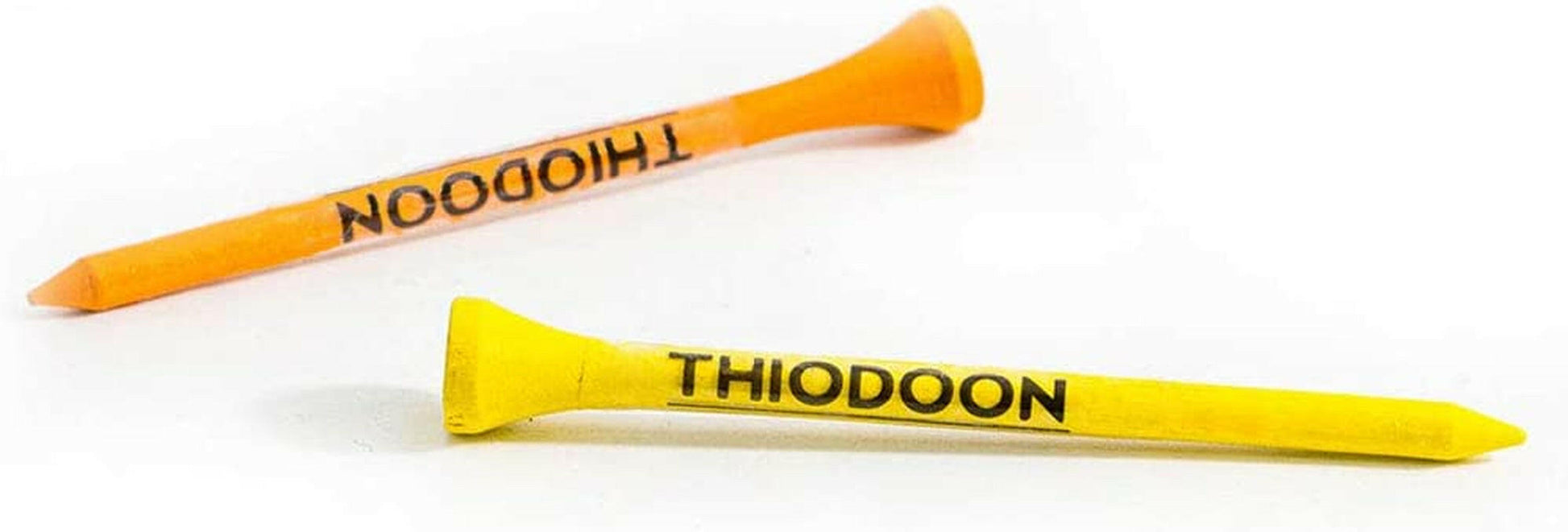 Premium Natural Wood Golf Tees - Pack of 100 in Multiple Colors and Sizes (3-1/4", 2-3/4", 2-1/8") - Reduce Side Spin and Friction for Better Performance