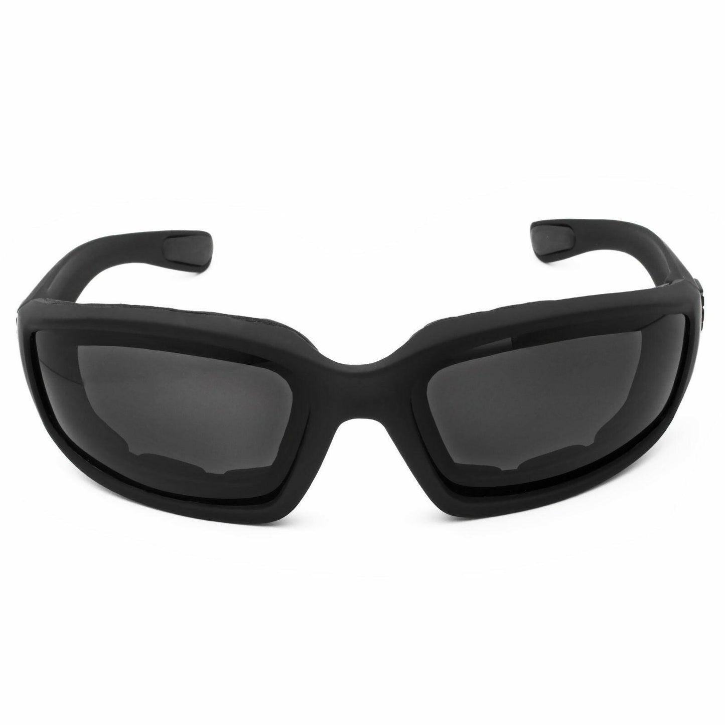 Men's Wraparound Cycling Sunglasses - UV400 Protection Outdoor Sports Glasses for Fishing and Driving, Windproof Gray Lens, Pack of 3