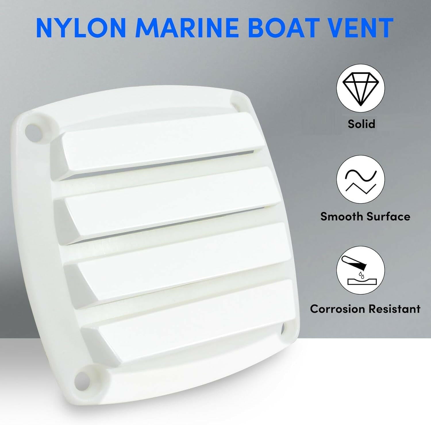 Breathe Easy on Your Boat! 🌊🚤 Grab Our 2 or 4 Pack of 3-Inch Nylon Louvered Marine Vents - Perfect for Yachts, RVs, and More! 🛥️✨ #MarineVent #BoatLife.