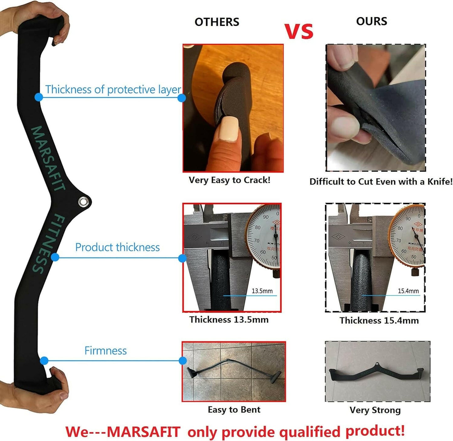 Ultimate Home Gym Cable Machine Attachments - Versatile T-Bar, V-Bar, and Pulley Handles for Bicep, Tricep, and Back Strength Training