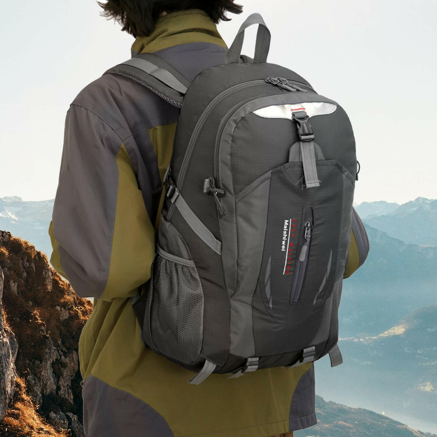 36L Waterproof Outdoor Backpack for Travel and Day Trips