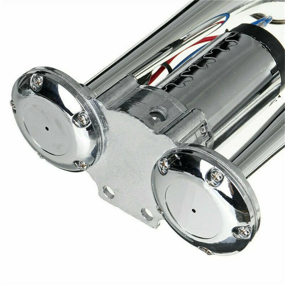 Unleash the Roar! 🚗🔊 600DB Dual Trumpet Electric Horn for Your Car, Truck, or Boat! Perfect for Making a Statement!.