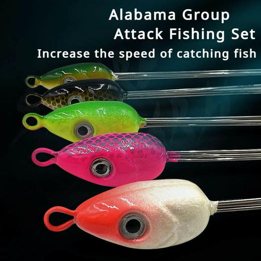 Professional Fishing Lures and Soft Bait Tackle - Swarm Attack Road Runner Baits, Alabama Jigs, and Steel Wire Fake Baits