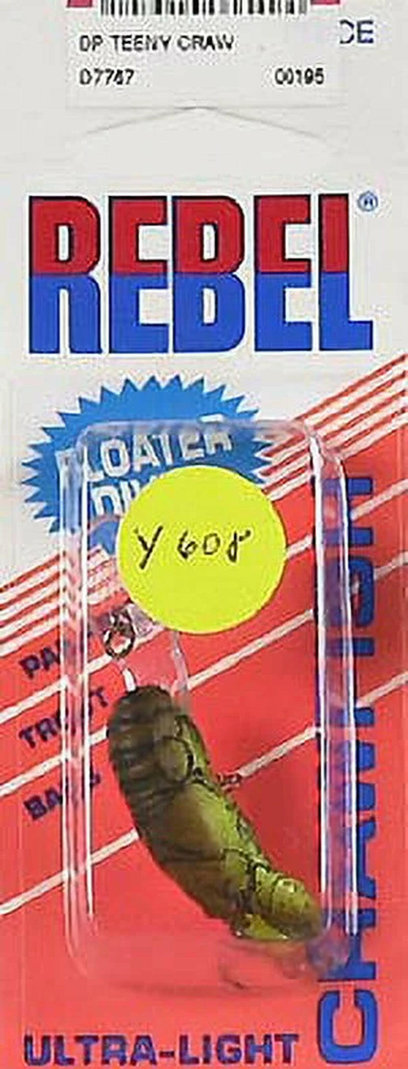 Chartreuse Brown Deep Teeny Wee Crawfish Crankbait - 1.5" | 1/9 Oz Fishing Lure.