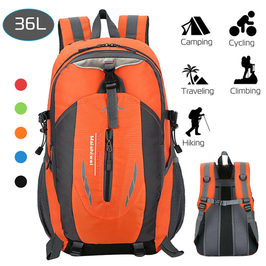 36L Waterproof Outdoor Backpack for Travel and Day Trips