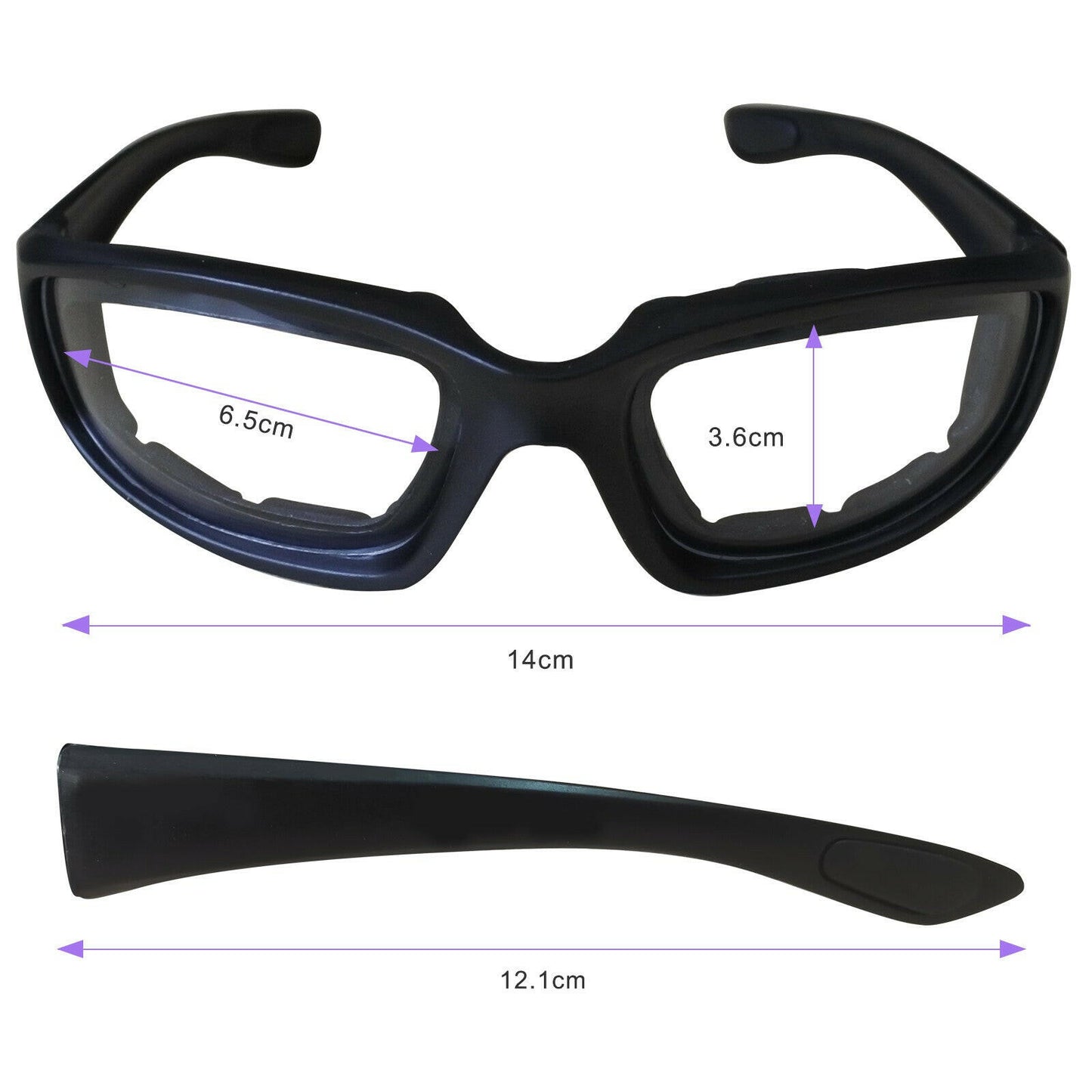 Cycling Sunglasses for Men and Women - UV400 Protection Outdoor Sports Glasses with Wraparound Design for Fishing and Driving, Windproof Clear Lenses