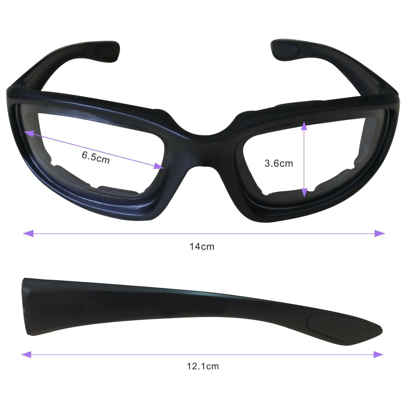 Cycling Sunglasses for Men and Women - UV400 Protection Outdoor Sports Glasses with Wraparound Design for Fishing and Driving, Windproof Clear Lenses
