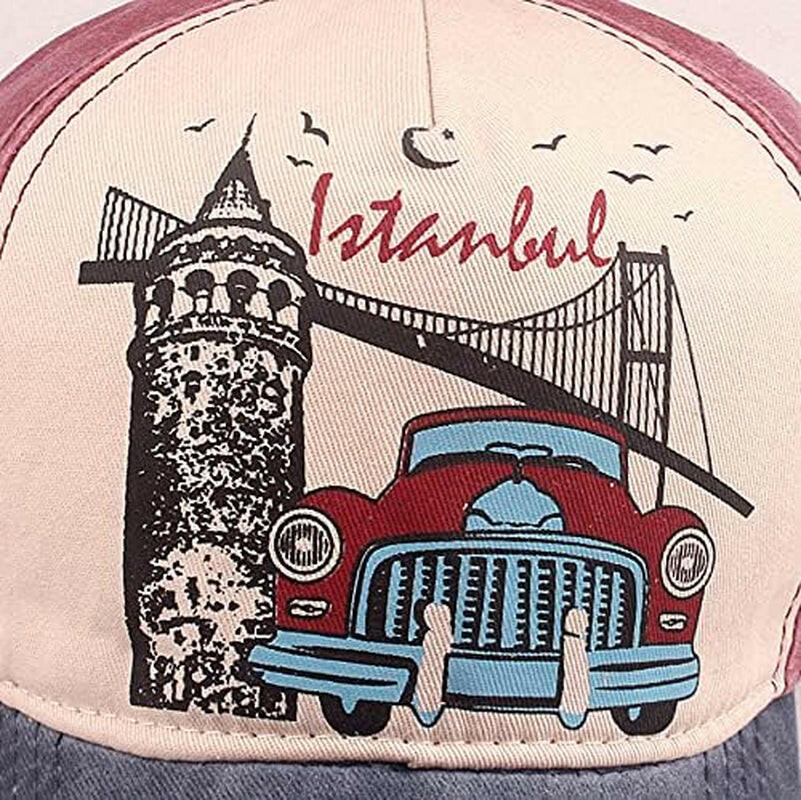 Men's Vintage Distressed Cotton Baseball Trucker Cap