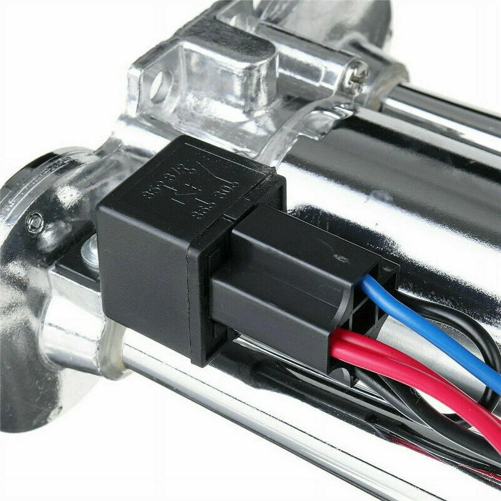 Unleash the Roar! 🚗🔊 600DB Dual Trumpet Electric Horn for Your Car, Truck, or Boat! Perfect for Making a Statement!.